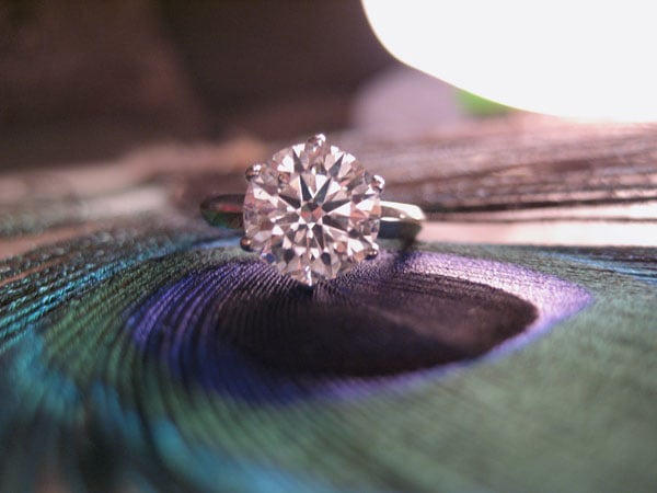 Diamond Engagement Ring Six Prong Setting